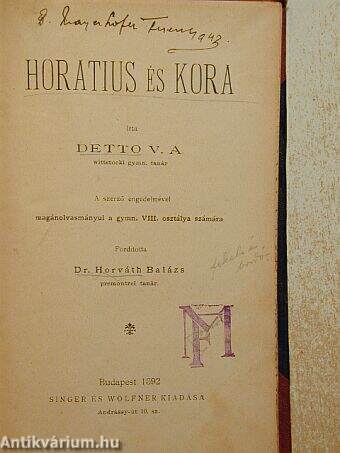 Horatius és kora