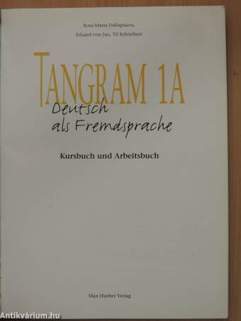 Tangram 1A - Kursbuch und Arbeitsbuch