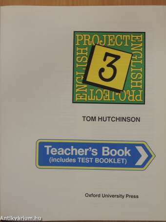 Project English 3. - Teacher's Book/Test Booklet