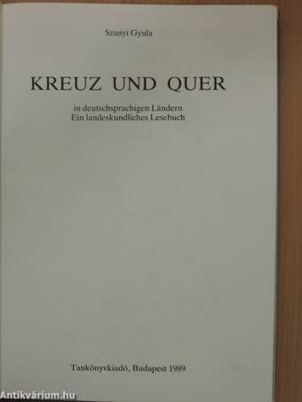 Kreuz und Quer in deutschsprachigen Ländern