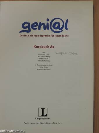 Geni@l - Kursbuch A2