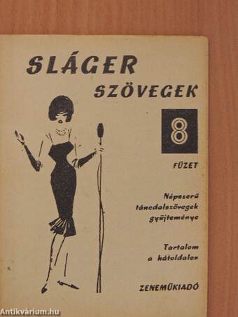 Slágerszövegek 8.