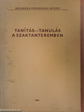 Tanítás-tanulás a szaktanteremben