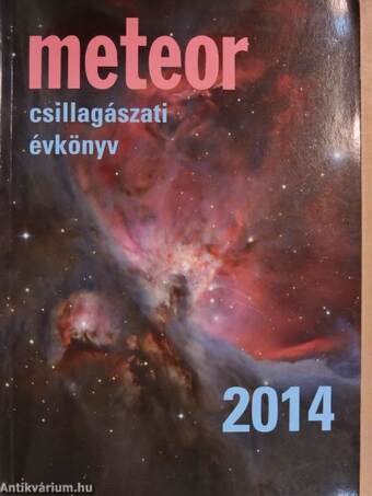 Meteor csillagászati évkönyv 2014