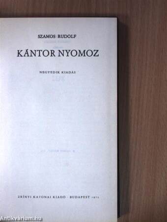 Kántor nyomoz