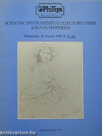 Scientific instruments, collectors' items and royal ephemera