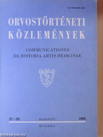 Orvostörténeti közlemények 97-99