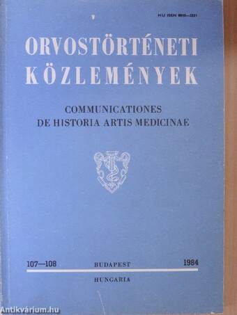 Orvostörténeti közlemények 107-108.