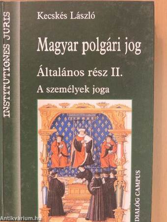 Magyar polgári jog - Általános rész II.