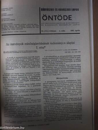 Bányászati és Kohászati Lapok - Kohászat/Öntöde 1981. április