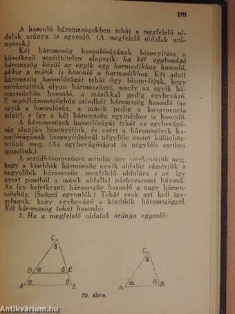 A mennyiségtan érettségi kézikönyve