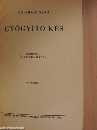 Gyógyító kés