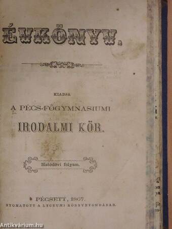 A bajai főgymnasiumi önképzőkör évkönyve I./Évkönyv VI./Az első Tanító Mester avagy a' legszükségesebb Tudományok Alapja az első tanításnak, több válogatott Szerzők Munkájiból