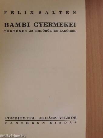 Bambi gyermekei