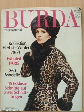 Burda International Herbst/Winter 1970/1971