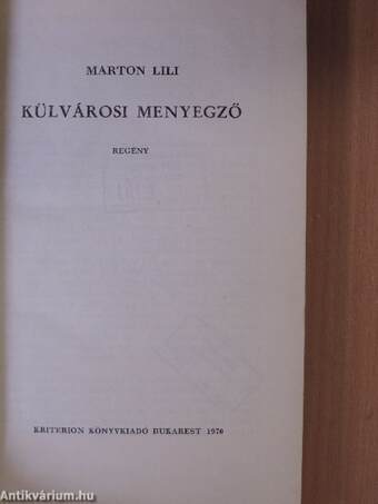 Külvárosi menyegző