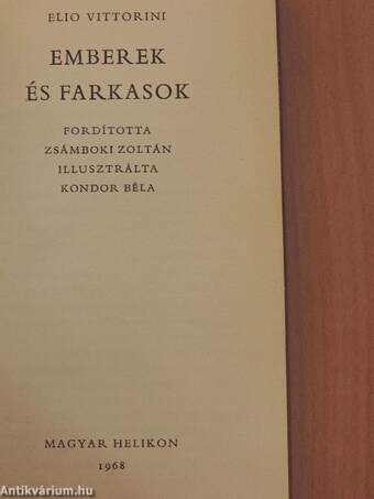 Emberek és farkasok