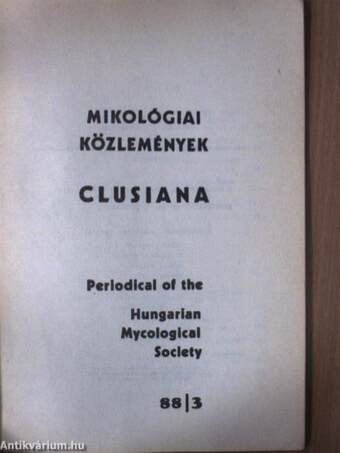 Mikológiai Közlemények 1988/3.