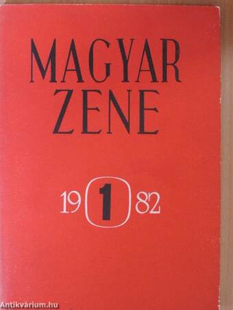 Magyar Zene 1982/1.