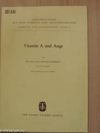 Vitamin A und Auge