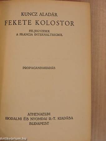 Fekete kolostor I-II.