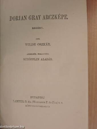 Dorian Gray arczképe