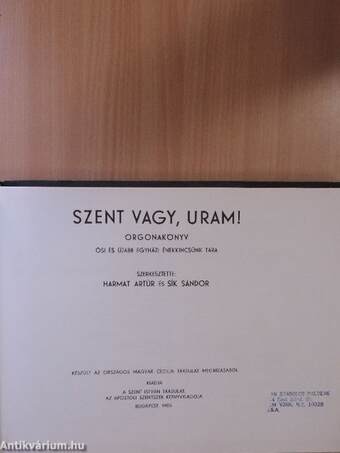 Szent vagy, Uram!