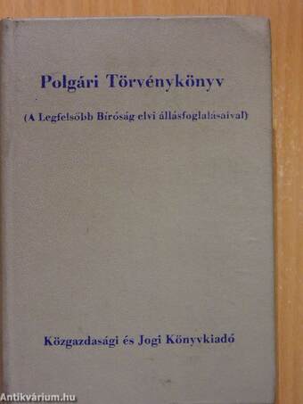 Polgári Törvénykönyv