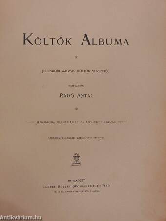 Költők albuma