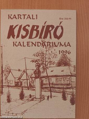Kartali Kisbíró Kalendáriuma 1996