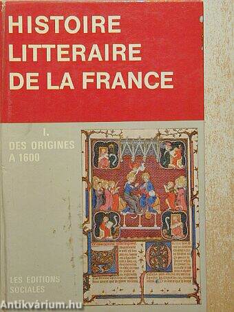 Histoire litteraire de la france I. (töredék)