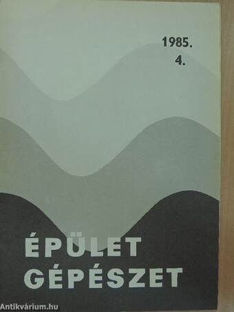 Épületgépészet 1985/4.