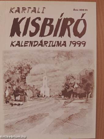 Kartali Kisbíró Kalendáriuma 1999