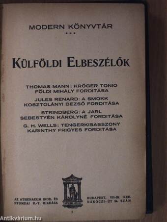 Külföldi elbeszélők II.