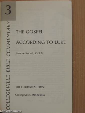 The Gospel according to Luke