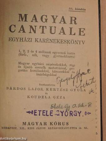 Magyar Cantuale