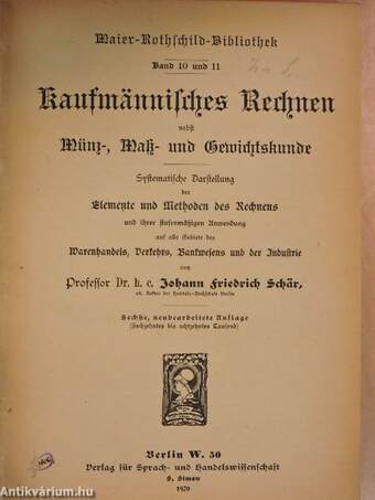 Kaufmännisches Rechnen/Umgestaltung der Geld- und Währungsverhältnisse, des Zahlungsverkehrs und der Welchselkurse durch den Krieg (gótbetűs)