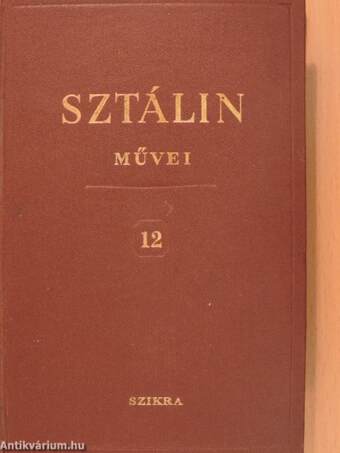 I. V. Sztálin művei 12.