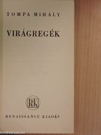 Virágregék