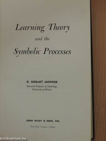 Learning Theory and the Symbolic Processes