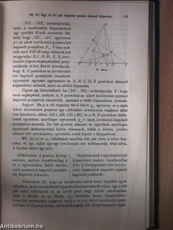 A projektiv geometria elemei