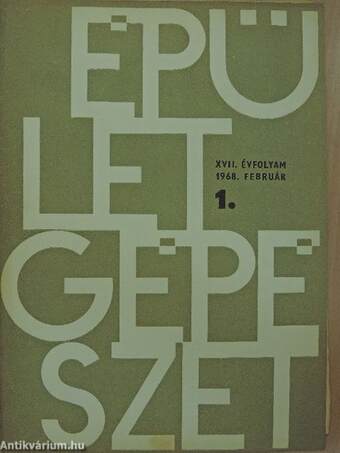 Épületgépészet 1968/1.