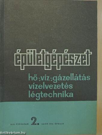 Épületgépészet 1964/2.