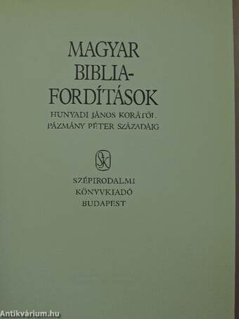 Magyar biblia-fordítások