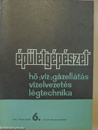 Épületgépészet 1964/6.