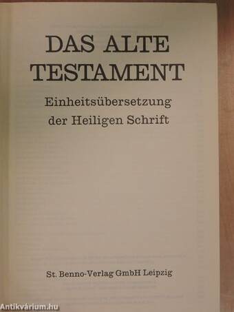 Das alte Testament