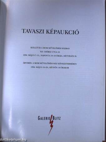 Tavaszi képaukció 1994.