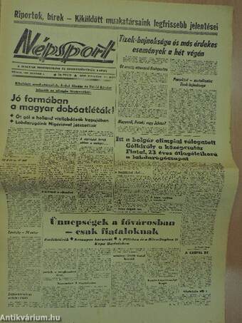 Népsport 1968. október 4.