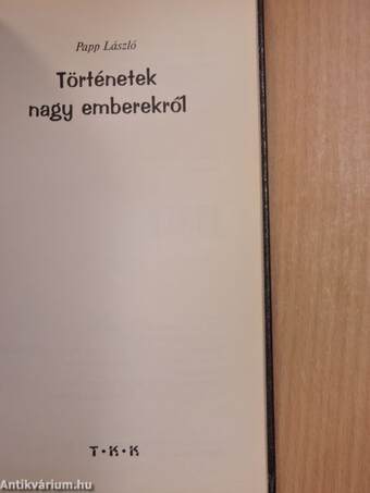 Történetek nagy emberekről