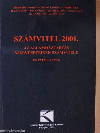 Számvitel 2001.